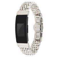 FitTurn Band Compatible with Fitbit Inspire HR Bands Women Girl Classy Fitbit Fitness Wristband Smart Watch Stainless Steel Adjustable Replacement Accessory Bands Strap for Inspire/Inspire HR Bands