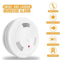 Combination Photoelectric Smoke Detector and Carbon Monoxide Detector Alarm