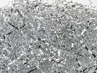 Crinkle Cut Gift Shred Filler - 10 LB - Metallic Silver