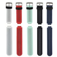 Tkasing Replacement Silicone Smart Wrist Watch Accessory Band Strap for Garmin Forerunner 220/230/235/620/630, (5A)