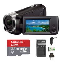 Sony HDRCX440 Handycam HD Camcorder w/ 32GB Micro SD Card & Battery/Charger
