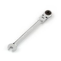 TEKTON WRN57004 Flex-Head Ratcheting Combination Wrench, 1/4-Inch