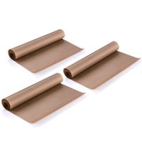 3 Pack PTFE Teflon Sheet 16 x 20 For Heat Press Transfer Sheet, Non Stick Heat Resistant Craft Mat, Vinyl Sheets for Sewing Ironing Clothes Protector, Paints, Crafting, Bakery, Barbecue grill mat, etc
