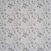 10ct Black & White Sketch II Flowers Floral Tissue Paper Gift Wrapping 20"x30" Sheets nfLG -1066