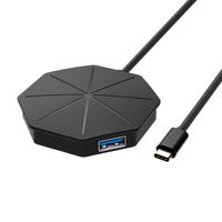 iMXPW 4-Port USB 3.0 Hub, Ultra-Slim Data USB Hub Compatible MacBook, MacBook Pro, iMac, Surface Pro, XPS, PC, Flash Drive, Mobile HDD