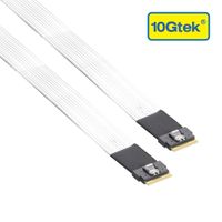 Internal Slimsas cable SFF-8654,0.8-m,8X AWG30