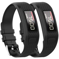 QGHXO Band for Garmin Vivofit 1 / Vivofit2, Soft Silicone Replacement Watch Band Strap for Garmin Vivofit 1 / Garmin Vivofit 2 Activity Tracker, Small, Large, Ten Colors