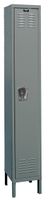 Hallowell U1226-1HG Premium Locker, 12" Width x 12" Depth x 66" Height, Single Tier, 1-Wide, Knock-Down, 725 Gray