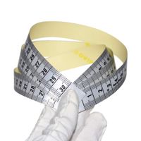 WIN TAPE Pack of 5pcs 30 Centimeters Short Adhesive Table Sticky Measuring Tape Ruler Self-Adhesive Tape Measure (CM)