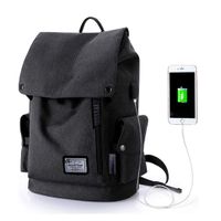WindTook Laptop Backpack for Women and Men Travel Computer Bag School College Daypack with USB Charging Port Suits 15 Inch Notebook 2238-Black
