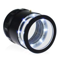 10x with 25mm Field of View Loupe Interchangeable Reticle Scale for Jewerly & Hobby Tool Magnifier