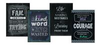 Creative Teaching Press Inspire U Chalk It Up! Pack 4, Black/Gray (0564)