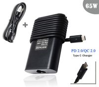 65W USB C Charger Type-C Power Delivery PD Charger Adapter for DELL LA65NM170 2YKOF,XPS 12 9250,Latitude 12 7275 13 7370 5285;Yoga C930-13 S730-13 920-13 730,IdeaPad 730s-13,MacBook Pro-USB C Charging