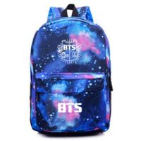 Bosunshine BTS Love Yourself V Suga Jin Jimin Jung Kook Casual Backpack Daypack Laptop Bag College Bag Book Bag School Bag (BTS)