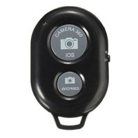 GBSELL New Self-Timer Remote Shutter Camera Bluetooth Controller for iPhone 7,iPhone 6,Samsung and Other Android (Black)