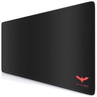 havit [30% Larger Large Gaming Mouse Pad (35.43 X 15.75X 0.12inch) Extended Ergonomic for Computers Thick Keyboard Mouse Mat Non-Slip Rubber Base Mousepad Black