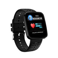 Boens Bluetooth Band，Waterproof Sports Wristband Fashion High -End Design Heart Rate Monitor Step Calorie Counter Blood Pressure Monitor for Men Women，Black