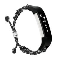 GHIJKL for Fitbit Alta HR and Alta Bands Nylon Weave Material Replacement Wristbands Bracelets- Adjustable Sizes for Men & Women