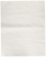 Bauxko 12" x 15" Flat Poly Bags, White, 100-Pack (xPB534W-100)