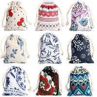 CORCIO 18Pcs Burlaps Bags with Drawstring,Fabric Gift Bag Packing Storage Linen Burlap Jewelry Pouches Sacks for Wedding Party Shower Birthday Christmas DIY Craft 5 X 7 Inch