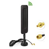 Bingfu 4G LTE 9dBi Magnetic Base SMA Male / TS9 Antenna Compatible with Huawei Netgear 4G Wireless Router Cellular Mobile Cell Phone Signal Booster Repeater MiFi Mobile Hotspot USB Modem Dongle
