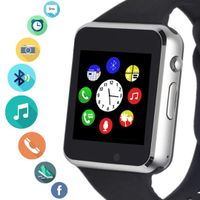 Smart Watch Phone Smartwatch with SIM Card Slot Camera Pedometer Text Call Notifications Compatible with Android Samsung LG Sony and iPhone (Partial Functions) for Men Women Teens