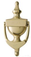 Custom Door Knocker - Solid Brass Construction - Personalized with Your Name and Street Number