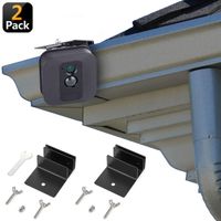 Gutter Mount for Blink XT & XT2 Outdoor Camera, Best Viewing Angle for Your Blink Camera, Weatherproof Aluminum Alloy Material (Need to attach with Blink Original Mount) - 2Pack