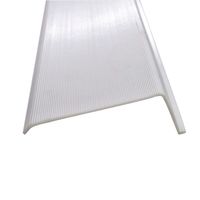 21" Inch Lens Diffuser Under Cabinet Replacement Cover White Ribbed (Please Check the Size is Correct Before Ordering) the Width is 2-7/8" the Height is 1" inch the Length is 21"