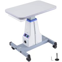VEVOR Motorized Instrument Table Professional Adjustable Optical Eyeglass Motorized Instrument Working Table for 2 Instruments (D16 18.9" x 15.7")