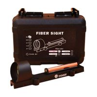 dtit Red Dot Red Fiber Holographic Scope Sight Ultralight for Shotgun Rib Rail Rifle Hunting