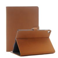 iPad Mini 4 Case, Sorb Sun PU Leather Book Style Flip Folio Smart Stand Protective Cases Hard Back Cover with Sleep Wake Function for Apple iPad Mini 4 - Light Brown