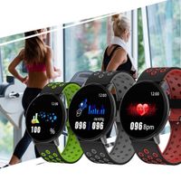 Idomeo Unisex Waterproof Digital Display Buckle Closure Smart Bracelet Health Wristband Smart Watches