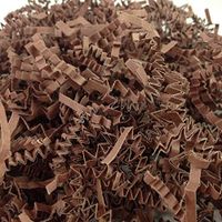 Black Cat Avenue 2 LB Cocoa Crinkle Cut Paper Shred Filler for Gift Wrap and Basket Filler