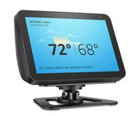 AutoSonic Stand for Echo Show 8 and 5, Adjustable Stand Mount Accessories for Amazon Alexa, Full Aluminum with Magnetic Attachment, 360 Degree Swivel, Tilt Function, Anti-Slip Base, 2019 Release