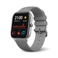 Amazfit GTS Smartwatch with 14-Day Battery Life,1.65 Inch AMOLED Display, Customizable Widgets, Slim Metal Body, 5 ATM Water Resistance, 24/7 Heart Rate and Activity Tracking, Lave Grey