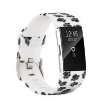 honecumi Colorful Watch Band Replacement for Fitbit Charge 2 Wrist Strap for Men & Women Quick Release Strap Band Compatible with Fitbit Charge 2 Smart Watch-Small Size -paw