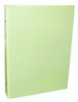 Aurora GB Cosmic Expressions Mini Binder, 1 Inch Round Ring, 5 1/2 x 8 1/2 Inch Size, Buttercup, High Gloss Finish, Eco-Friendly, Recyclable, Made in USA (AUA10025)
