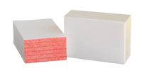 School Smart Scratch Pad with Chipboard Back, 4 X 6 in, 100 Sheets, White, Pack of 12