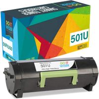 Do it Wiser Compatible Toner Cartridge Replacement for 50F1U00 501U Lexmark MS610dn MS610 MS510 MS510dn MS610de MS610dtn MS610dte (20,000 Pages) Ultra High Yield