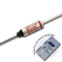 3 PCS New SF214E NEC SEFUSE SF214E Thermal Fuse Thermal Cut Out 216C Cutoff 216 Degree 10A 250V (Work with 110V/125V)