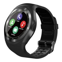 Smart Watch, SN05 Smartwatch Round Sport Watch with SIM Card Slot Touch Screen Smart Watches Compatible with Samsung Huawei Xiaomi Motorola Android Phones iPhone for Men Women Kids Boys Girls (Black)