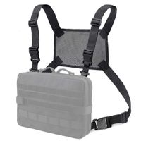 WYNEX Tactical Admin Molle Pouch, Medical EDC EMT Utility Bag Shell Design Attachment Pouches 1000D Nylon Hiking Belt Bags Waterproof Harness (Black)