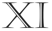 hBARSCI XI - Roman Numerals Vinyl Decal - 5 Inches - for Cars, Trucks, Windows, Laptops, Tablets, Outdoor-Grade 2.5mil Thick Vinyl - Matte Black