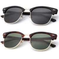 Polarized Sunglasses for Men and Women Semi-Rimless Frame Driving Sun glasses 100% UV Blocking