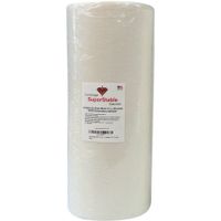 Invisible No-Show Mesh Stabilizer White 1.5 oz 15 inch x 100 Yard Roll. SuperStable Embroidery Stabilizer Backing