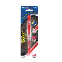 BAZIC Frizz Red Erasable Gel Pen with Grip, Case of 24 (17064-24)