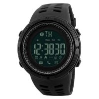 Walwee Electronic Fitness Tracker Digital Sports Bluetooth Smart Watch Waterproof Pedometer Remote Camera Incoming Call or Message Alert Reminder for iOS & Android Smartwatch Men & Women (Black)