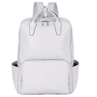 BOSTANTEN Laptop Backpack for Women 15.6 inch Computer genuine leather backpack purses College Travel Daypack large satchel Grey