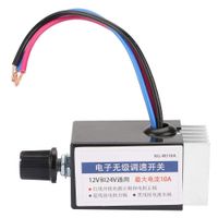 DC 12V/24V Universal Motor Speed Controller Switch for Car Truck Fan Heater Control